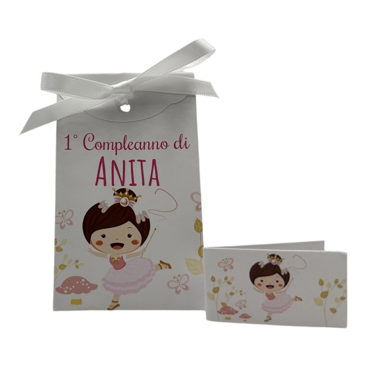 Pz 16 Scatola Portaconfetti personalizzata, nastrino incluso | Nica Modello 49 Bimba
