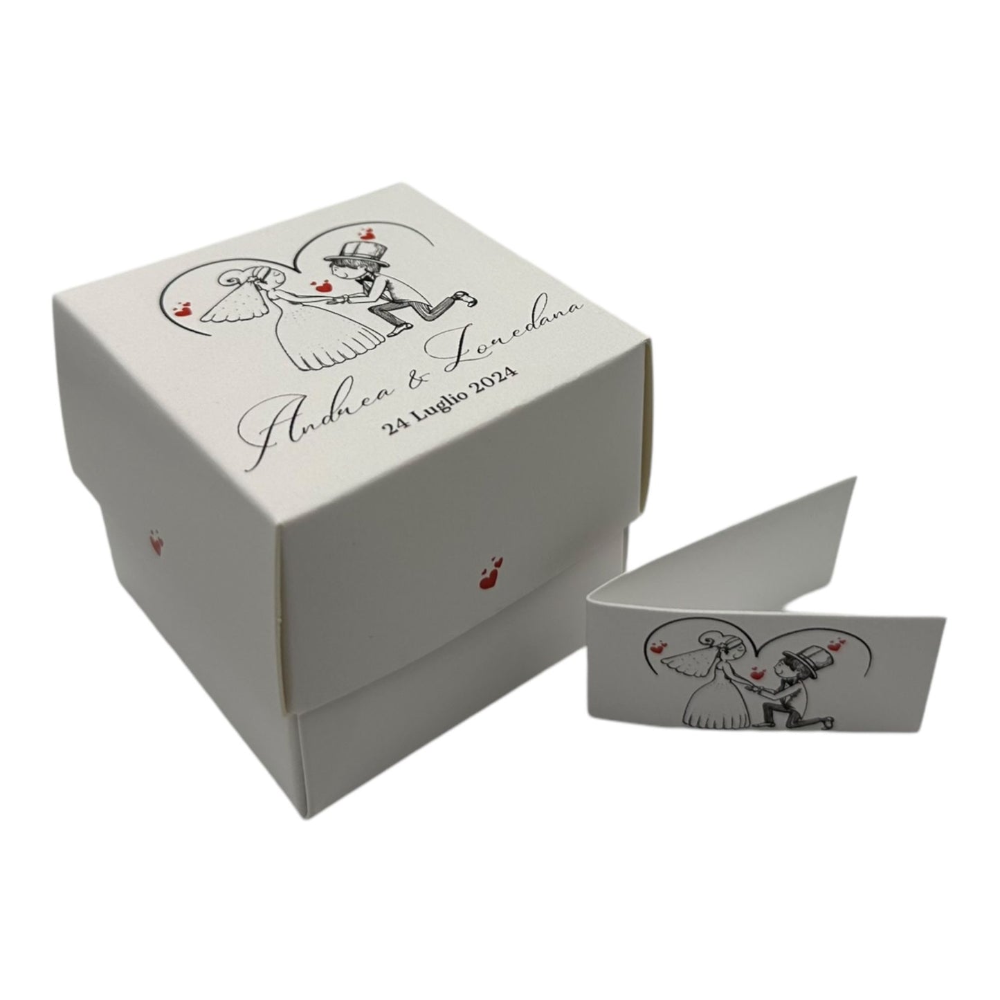 Pz 16 Scatola Portaconfetti personalizzata | Ritta Matrimonio 18