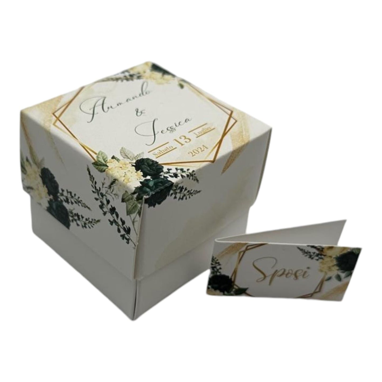 Pz 16 Scatola Portaconfetti personalizzata | Ritta Matrimonio 15