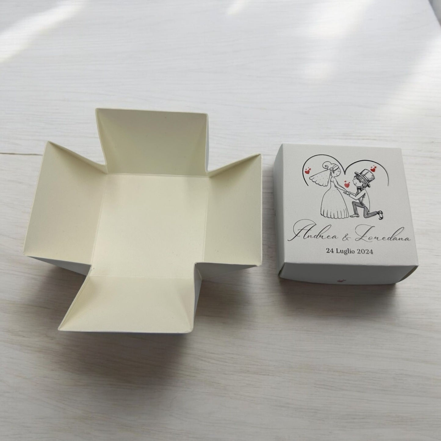Pz 16 Scatola Portaconfetti personalizzata | Ritta Matrimonio 18