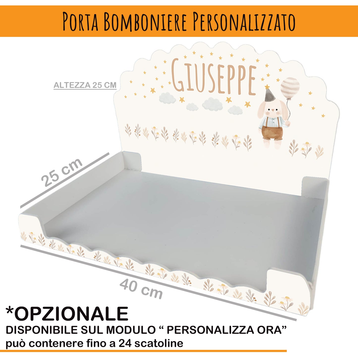 Pz 16 Scatola Portaconfetti personalizzata | Ritta Bimbo 44