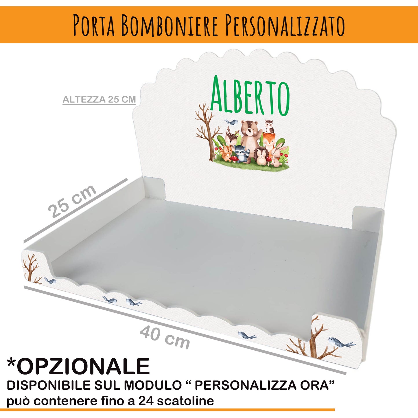 Pz 16 Scatola Portaconfetti personalizzata | Ritta 58