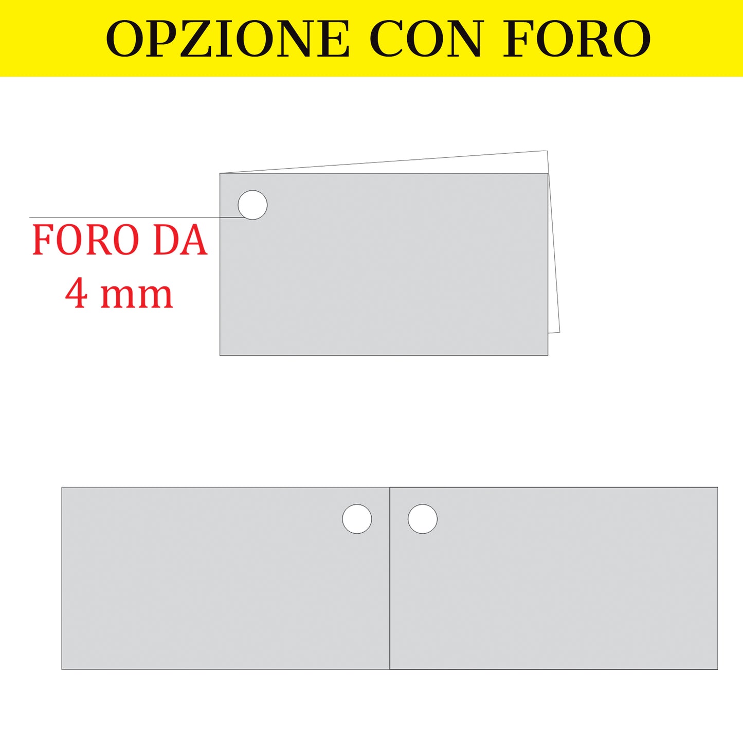 100 Bigliettini Bomboniera Pieghevole Personalizzato, Bigliettino Bomboniera Personalizzato con Nome e Data, tutto incluso, pronti per essere usati (Safari 10)