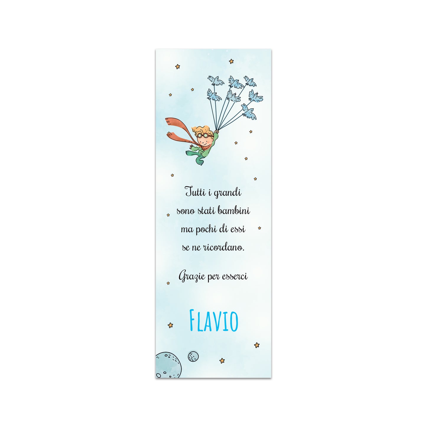 Segnaposto Battesimo Personalizzato in Cartoncino Martellato 15x5 | P.P 03