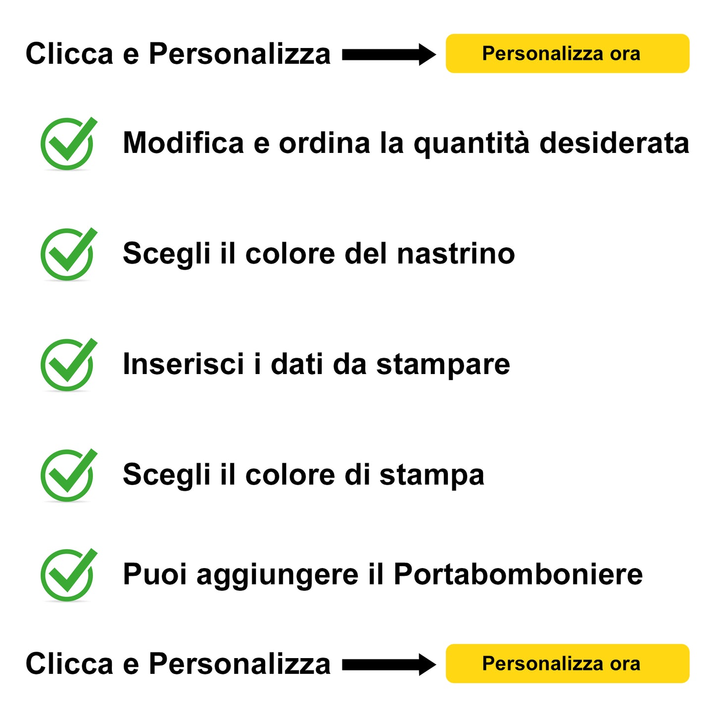 Pz 16 Scatola Portaconfetti personalizzata, nastrino incluso | Nica Elefantino 54