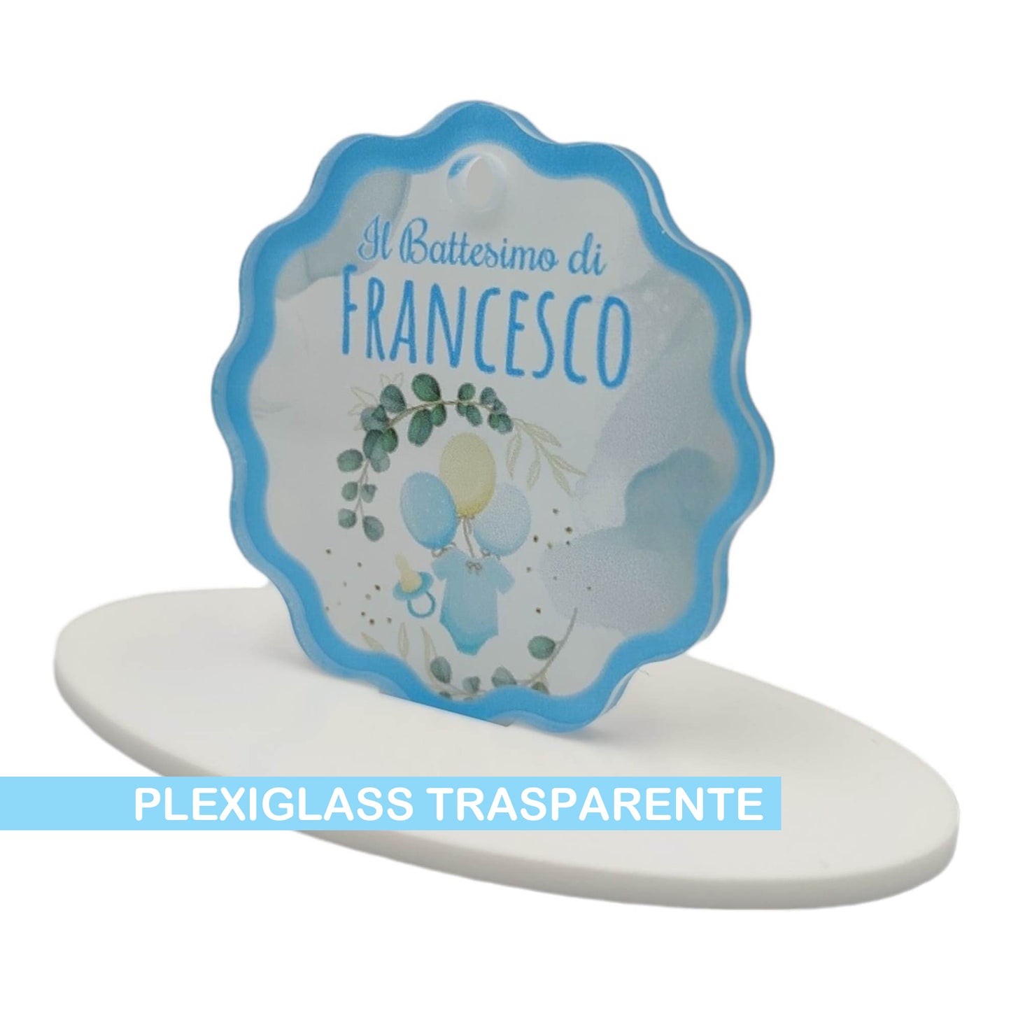 Calamita Personalizzata per Bomboniera Nascita o Battesimo da 24 pz (Bimbo 5) | Spedizione Gratuita