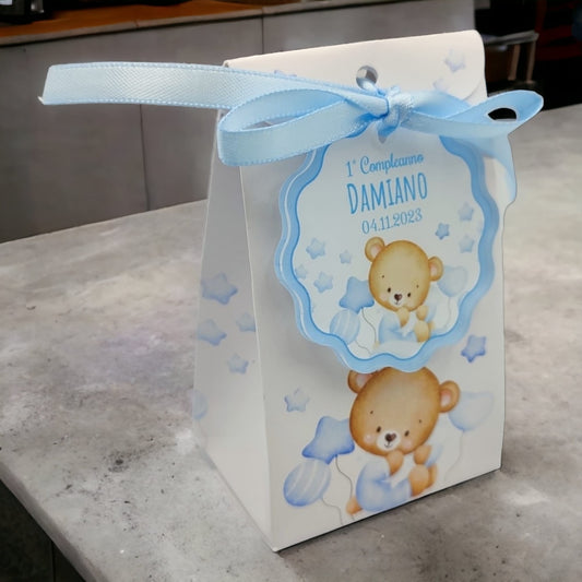 Calamita Personalizzata per Bomboniera Nascita o Battesimo da 24 pz (Modello 67) | Spedizione Gratuita