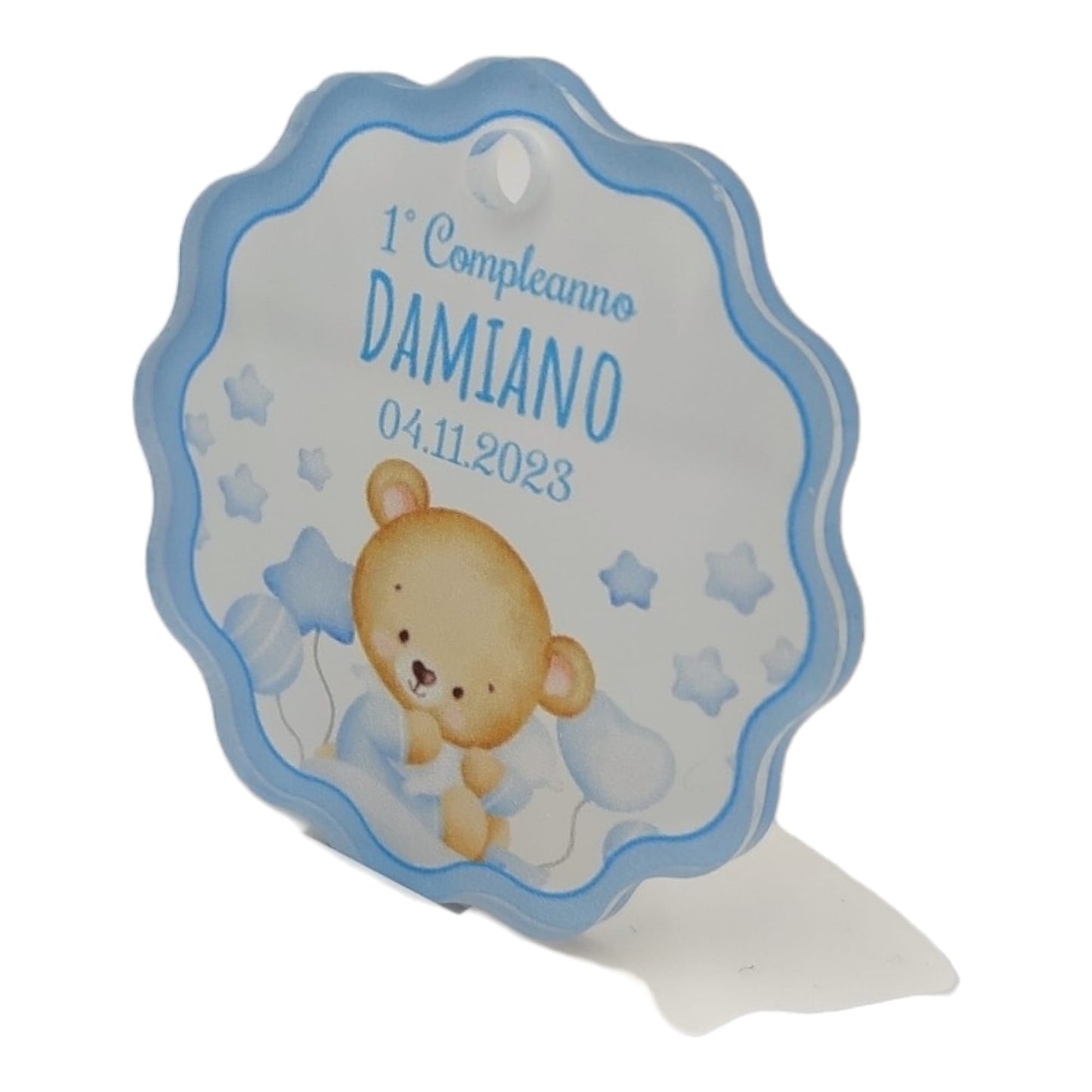 Calamita Personalizzata per Bomboniera Nascita o Battesimo da 24 pz (Modello 67) | Spedizione Gratuita