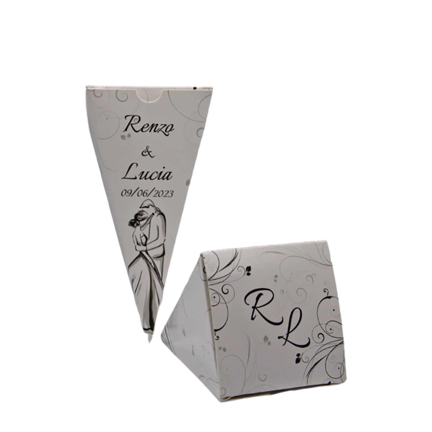Pz 24 Cono Portariso Matrimonio Personalizzato | Matrimonio 3