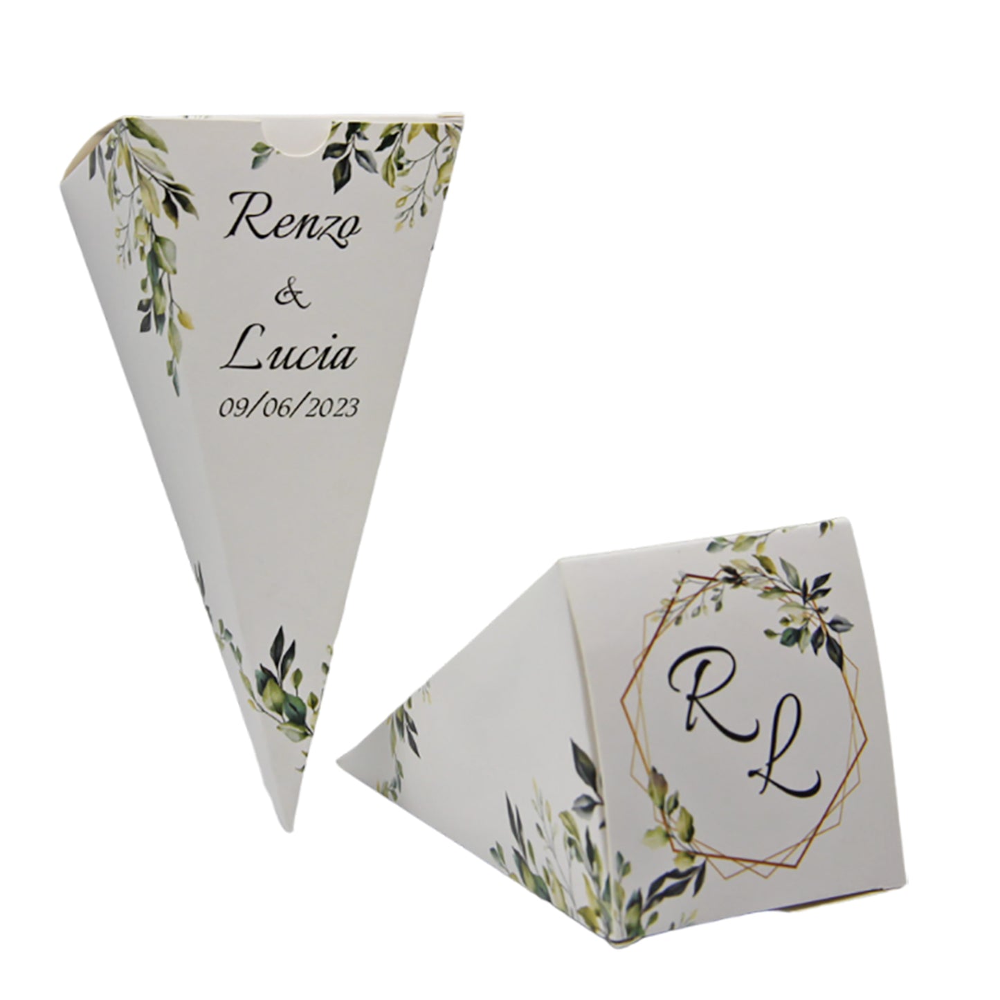 Pz 24 Cono Portariso Matrimonio Personalizzato | Matrimonio 01