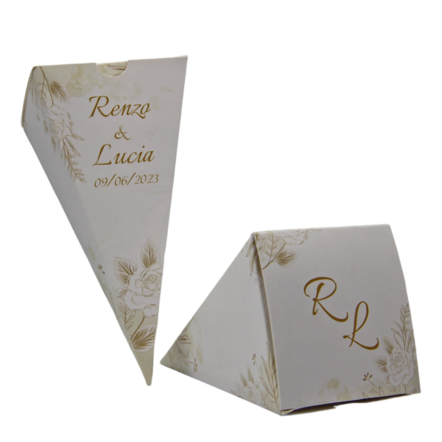 Pz 24 Cono Portariso Matrimonio Personalizzato | Matrimonio 17