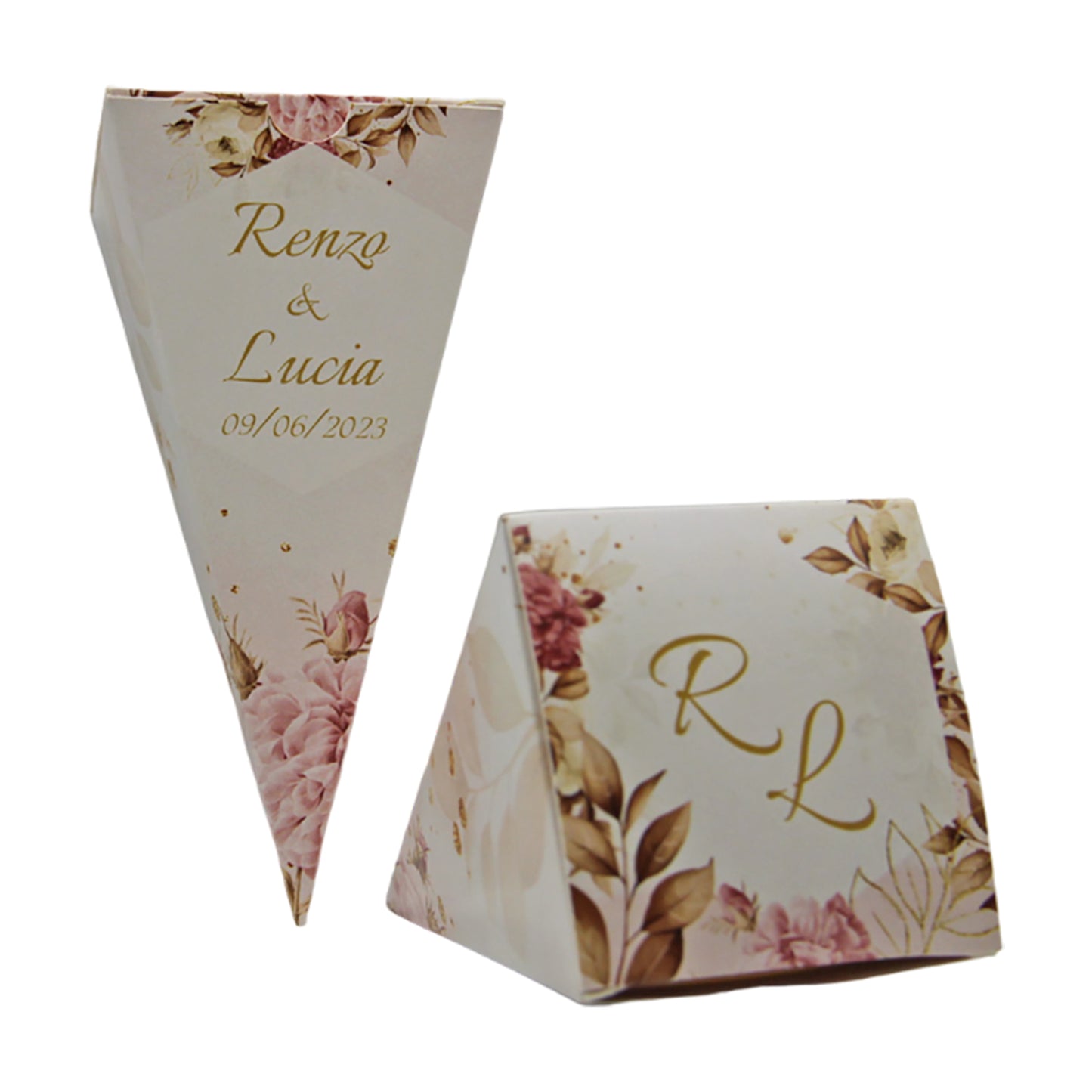 Pz 24 Cono Portariso Matrimonio Personalizzato | Matrimonio 8