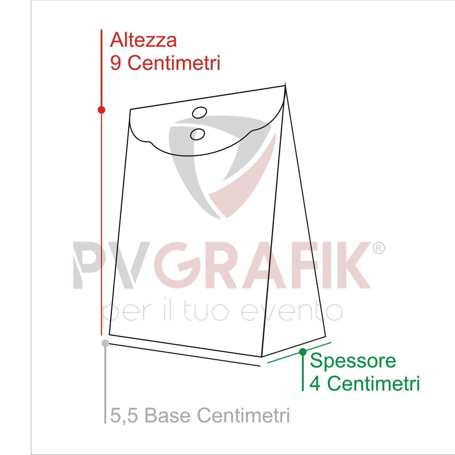 Pz 16 Scatola Portaconfetti personalizzata, nastrino incluso | Nica Elefantino 54