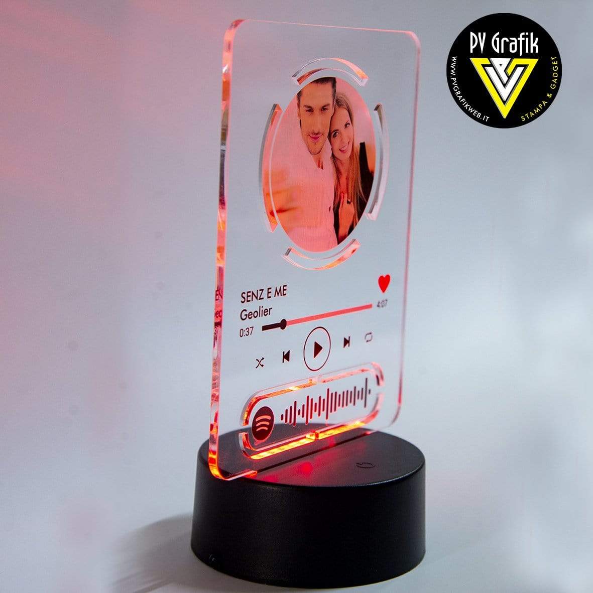 Bulaient Targa Spotify Personalizzata, Lampada Personalizzata con Foto, Quadro Personalizzato con Foto, Cornice con Foto Personalizzatas, Regali Personalizzati Donna, Regalo San Valentino per Lui Lei Bulaient Targa Spotify Personalizzata, Lampada Personalizzata con Foto, Quadro Personalizzato con Foto, Cornice con Foto Personalizzatas, Regali Personalizzati Donna, Regalo San Valentino per Lui Lei