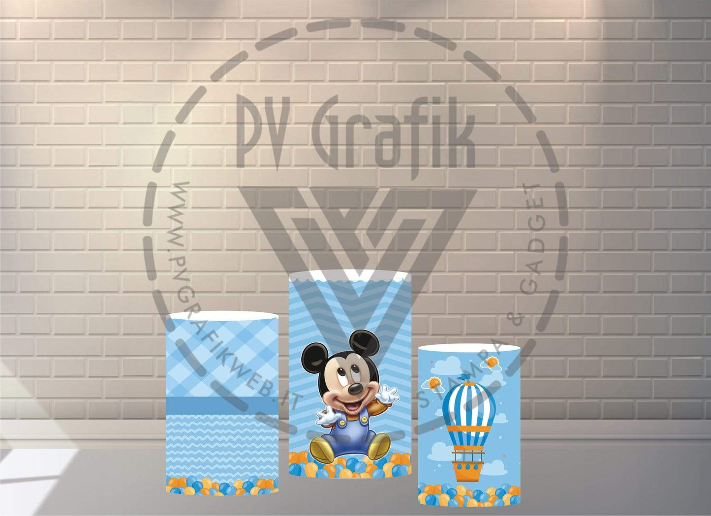 PVGRAFIKWEB Copia del Copia del Copia del Copia del Copia del RIVESTIMENTO PER CILINDRI IN POLISTIROLO DA PERSONALIZZARE TEMA TOPOLINO BABY