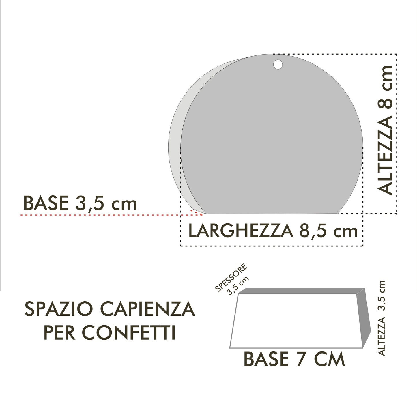 Pz 24+24 | Scatola Portaconfetti personalizzata con nome e data n. 24 scatole confetti + 24 Bigliettini Bomboniera, nastrino per chiusura incluso | Matrimonio 11