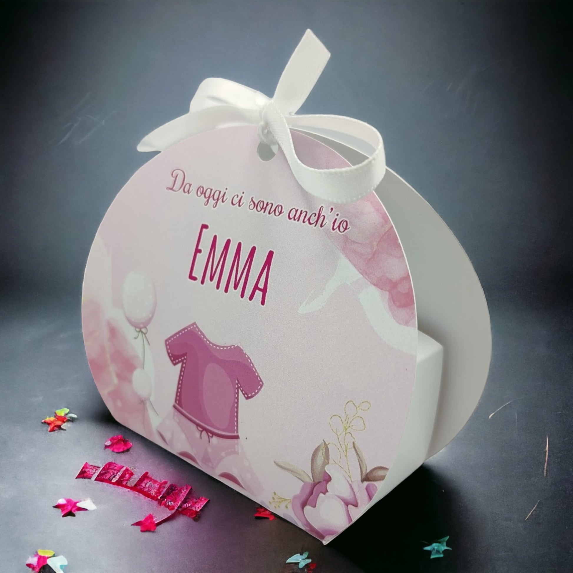 Scatoline Portaconfetti Personalizzate - 16 PZ Con Nome E Data - Foto 6